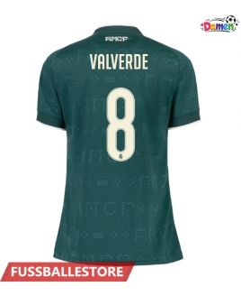 Günstige Real Madrid Federico Valverde #8 Auswärtstrikot Damen 2026-27 Kurzarm
